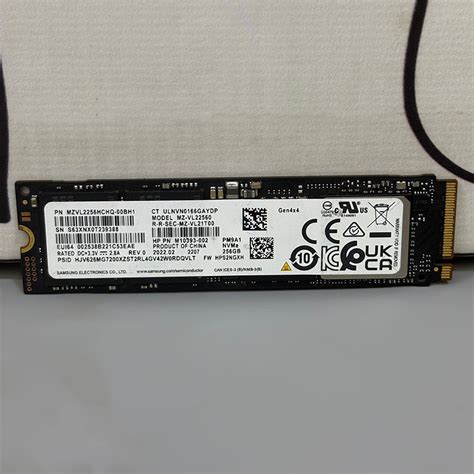 Samsung PM9a1 256GB NVMe PCIe M.2 2280 SSD Original Used