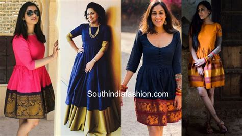 Recycle Old Sarees To Kurtis Designs Of Kurtis Made From Old Sarees