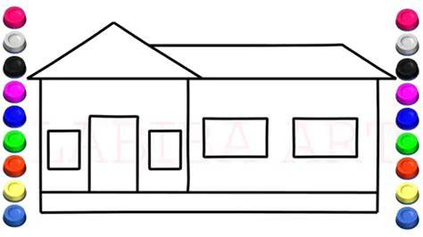 Simple House Drawing | Free download on ClipArtMag