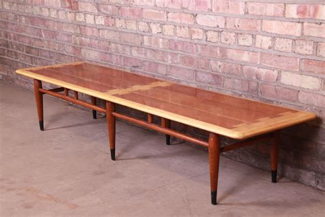 Lane Acclaim Mid Century Modern Long Surfboard Coffee Table Newly Refinished At 1stdibs Lane