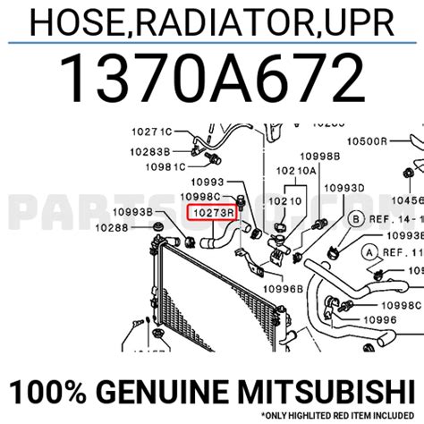 Hose Radiator Upr A Mitsubishi Parts Partsouq