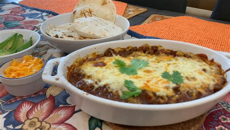 Diy Cheesy Beef Taco Casserole Easy Ground Beef Taco Bake Mexican Ground Beef Recipe For