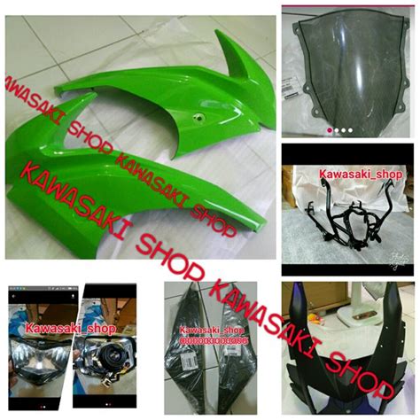 Jual Upgrade Sayap Fairing Body Coak Ninja Rr New Depan Original Di