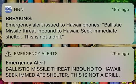 Hawaii Missile Scare Causes Fear Criticism Of Emergency Alert System Talon News