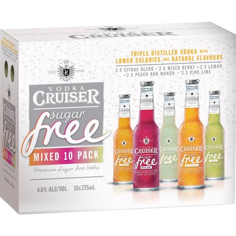 Vodka Cruiser Sugar Free Mixed Pack 10x275ml Woolworths