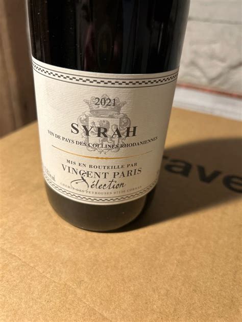 2021 Domaine Vincent Paris Syrah Selection France Rhône Northern