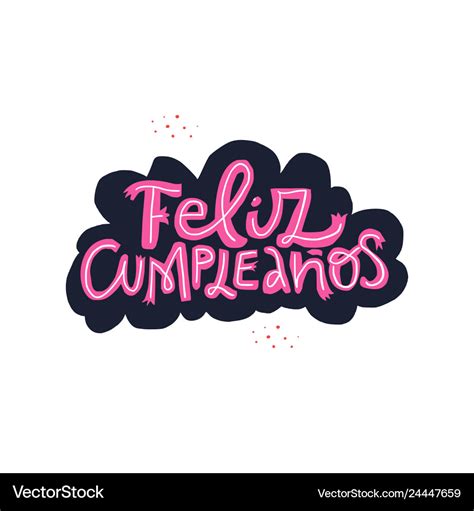 Feliz Cumpleanos Lettering