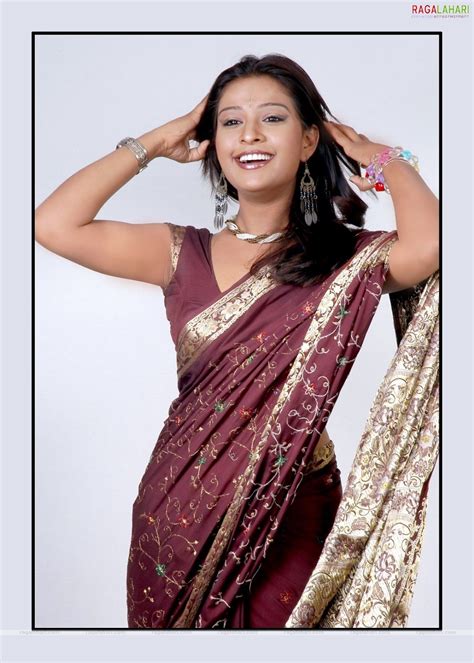 Film Actress Photos Telugu Actress Soujanya Anya Hot Navel Show In Saree