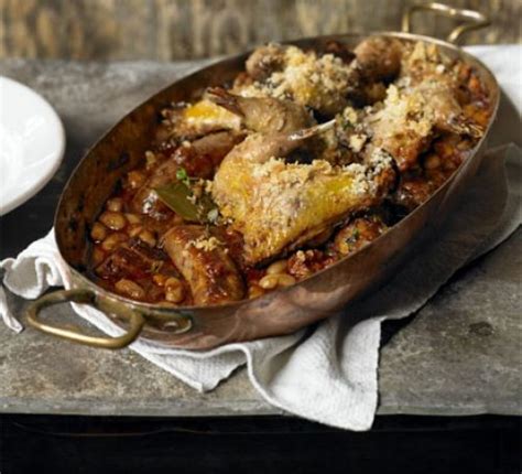 Cassoulet Of Bacon And Toulouse Sausage With Confit Pheasant Recipe Recipes Bbc Good Food