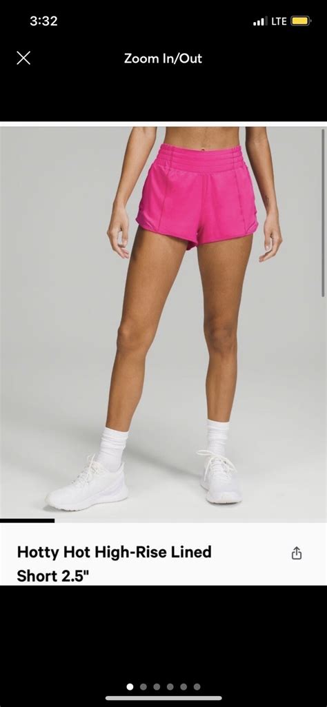 Lululemon Hotty Hot HR Short Lined EBay