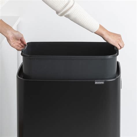 Brabantia Bo Touch Bin Hi Roska Astia L Musta Finnish Design Shop