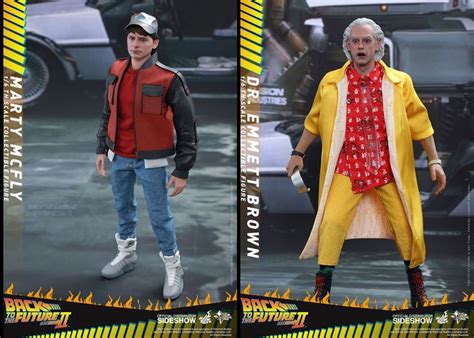 Hot Toys Back To The Future Marty McFly And Dr Emmett Brown Figures ActionFiguresDaily