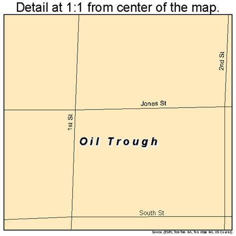 Oil Trough Arkansas Street Map 0551410