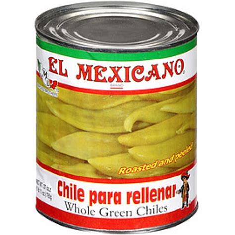 El Mexicano Whole Green Chiles 765gm