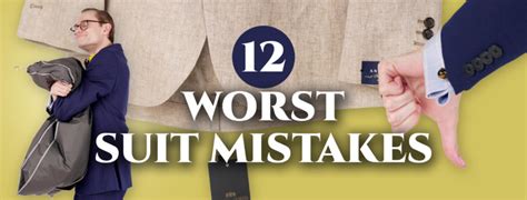 Avoid These 12 Suit Mistakes Worst Menswear Errors Gentleman S