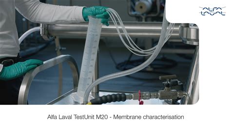 Alfa Laval Testunit M Membrane Characterization Youtube