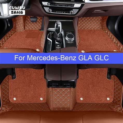 Cuweusang Alfombrillas De Coche Para Mercedes Benz Gla Glc Accesorios