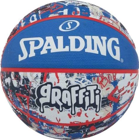 Мяч баскетбольный Spalding Graffitti (84377Z) Уни 7 Синий, Мультиколор ...