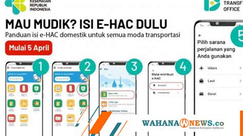 Cara Mengisi E Hac Untuk Perjalanan Mudik Lebaran Wahana News