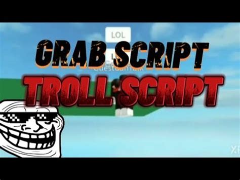 NEW SCRIPT FOR ARCEUS X ROBLOX GRAB TROLL SCRIPT YouTube