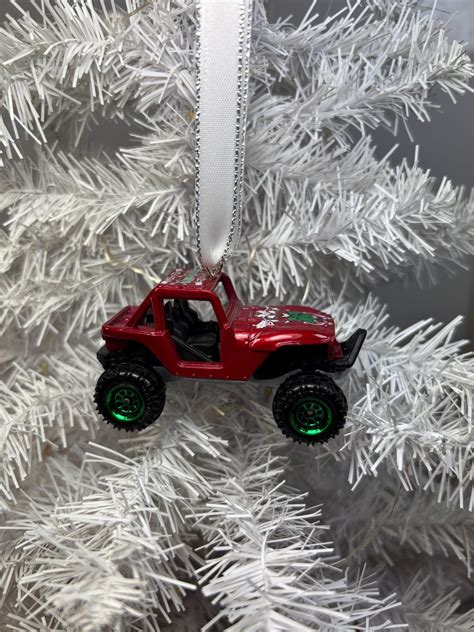 Personalized Hot Wheels Tree Ornament Handmade Etsy