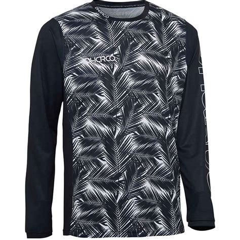 Dharco Mens Gravity Long Sleeve Jersey M Stealth Palm Mtb Direct