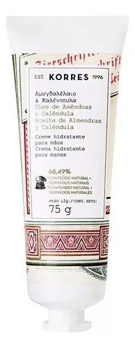 Crema De Manos Korres Con Aceite De Cal Ndula Y Almendras G