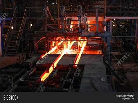 Red Hot Steel Metal Image Photo Free Trial Bigstock