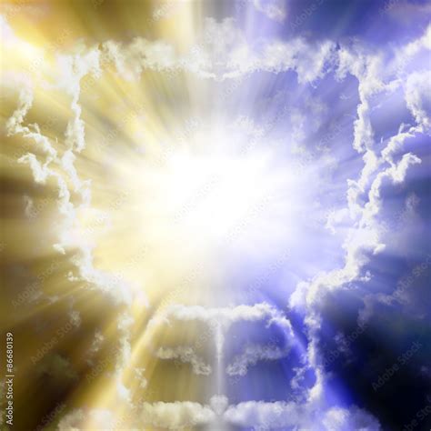 god light sky background Stock Photo | Adobe Stock