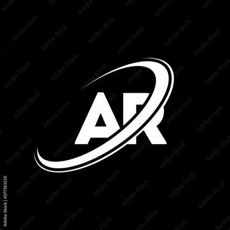 ar logo   design white ar letter ara  letter logo design
