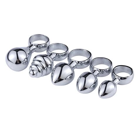 STIMULATEUR PLUG CHAPELET A Anneau Anal en métal pour homme et femme jouets pour débutant