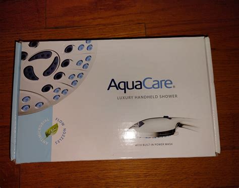 Aquacare As Seen On Tv High Pressure 8 Mode Handheld Shower Head With 2