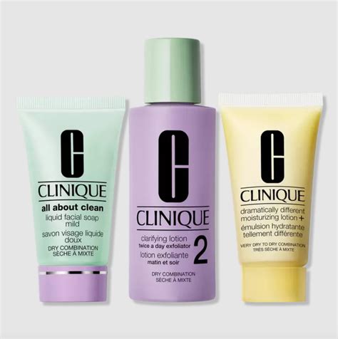 Clinique Skin School Supplies Cleanser Refresher Course Set Dry