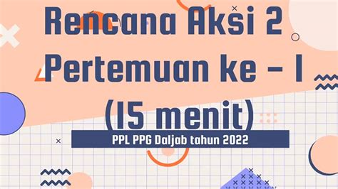 Ppl Ppg Daljab Kategori Ii Tahun Praktik Pembelajaran Inovatif Ra