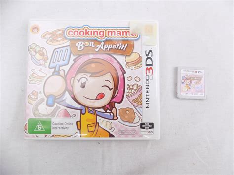 Like New Nintendo 3ds Aus Pal Cooking Mama Bon Appetit Free Postage