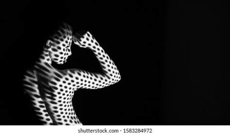 Body Nude Woman Black White Pattern Stock Photo Shutterstock