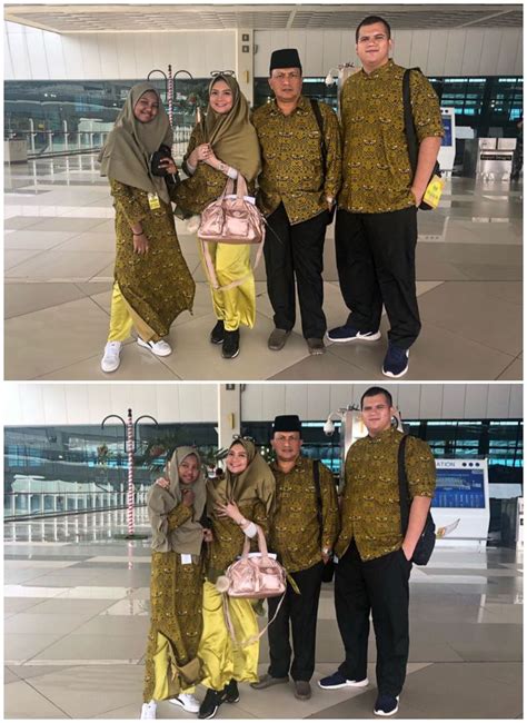 Contoh Model Seragam Batik Untuk Umrah Wanita