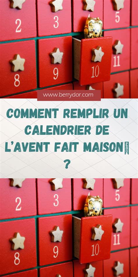 Remplir Un Calendrier De L Avent Pour Enfant Artofit