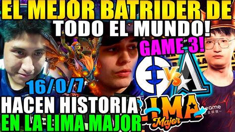 EG VS ASTER GAME 3 BO3 WISPER Y PAKAZS VS MONET EL MEJOR BATRIDER