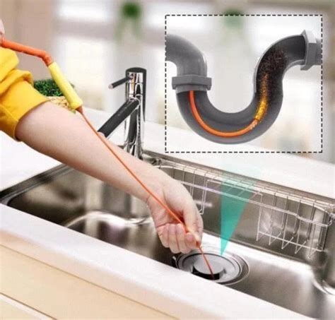 Инструмент для чистки канализации The DRAIN Weasel PLUS. Трос для ...
