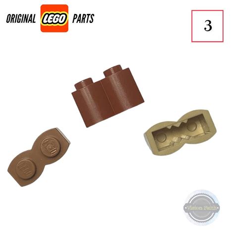 Lego Brick Parts Brick Modified X With Log Profile