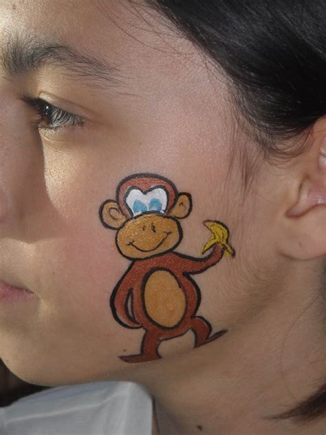 Monkey Face Painting at PaintingValley.com | Explore collection of ...