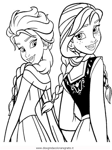 Disegno Frozen Elsa5 Personaggio Cartone Animato Da Colorare