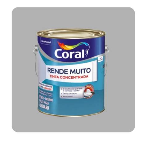 Rende Muito Tubarão Branco 3 6L Tinta ACR Standard Coral Casarin Home