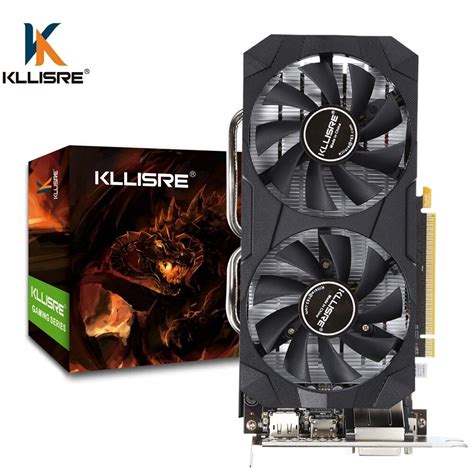 Kllisre Carte Graphique AMD RX 580 8 Go GDDR5 256 Bits 2048SP VGA