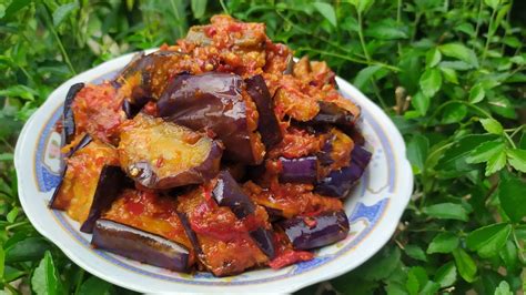 RESEP SAMBEL TERONG BALADO Pedasnya Bikin NAGIH YouTube