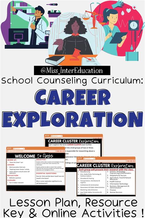 Career Day Exploration Lesson Plan Fun Quiz Game Online Research