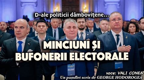 Minciuni Si Bufonerii Electorale D Ale Politicii Dambovitene Youtube