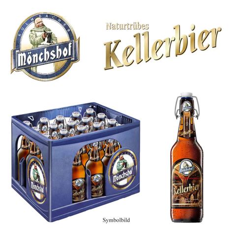 Mönchshof naturtrübes Kellerbier 20 x 0 5lB Viel Durst