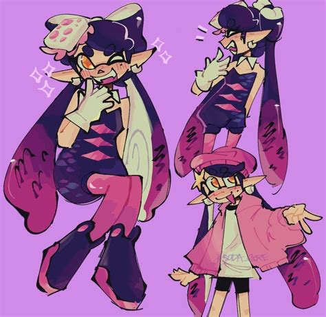 Callie Splatoon Art Squid Sisters Splatoon Cartoon Art Styles Cool Drawings